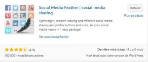 social media feather