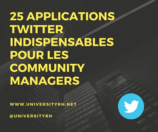 25 applications Twitter - community Managers