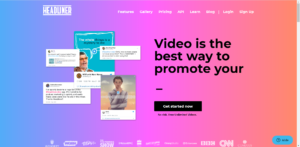 Headliner - homepage