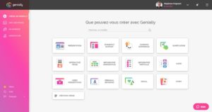 Créer une timeline avec Genially, outil de création de contenus interactifs et animés