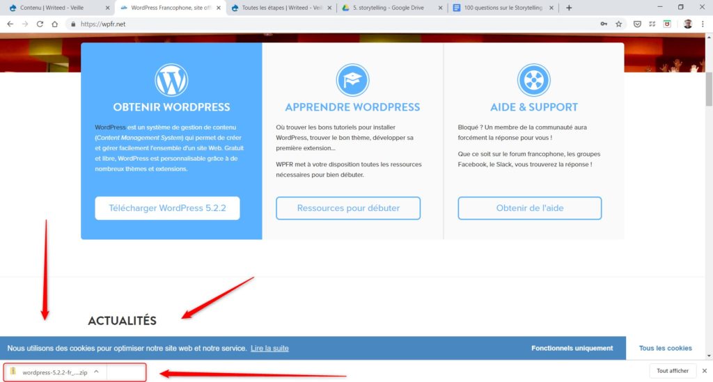 télécharger WordPress