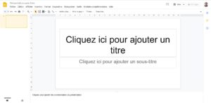 google slides homepage