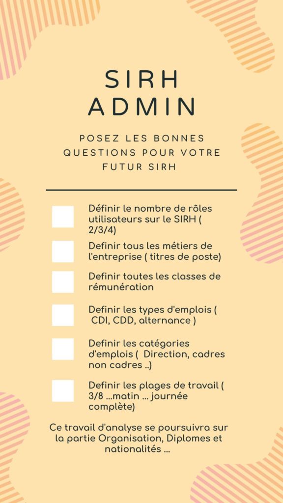 Posez vous les bonnes questions pour votre future SIRH