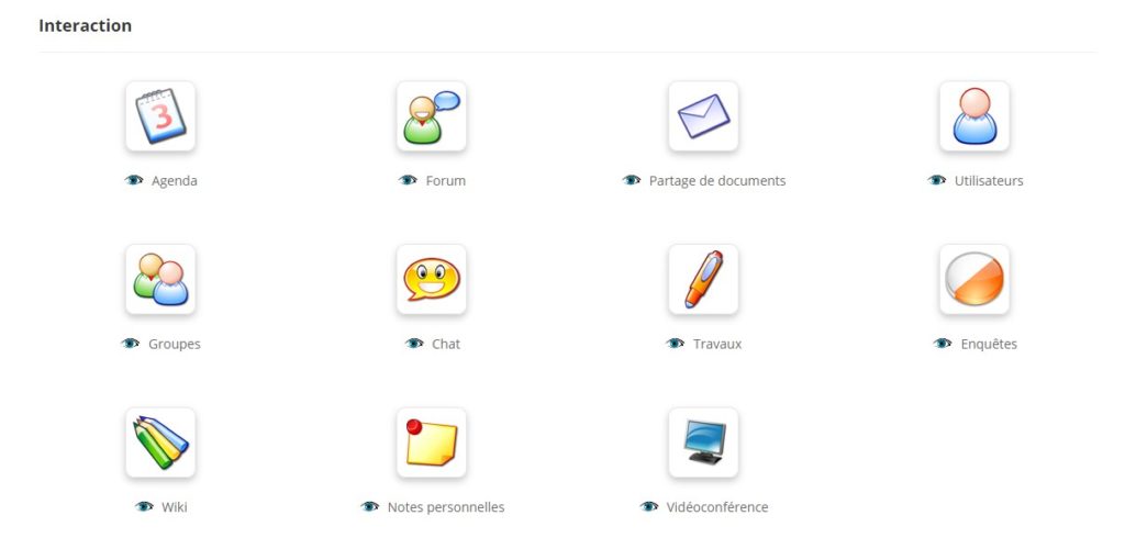 Choisissez vos outils d’interaction pour la création de vos cours sur Chamilo