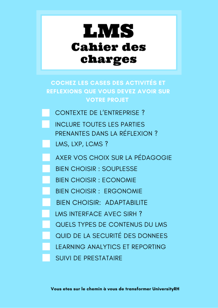LMS - cahier des charges