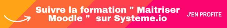 Suivre la formation Maitriser Moodle sur Systeme.io