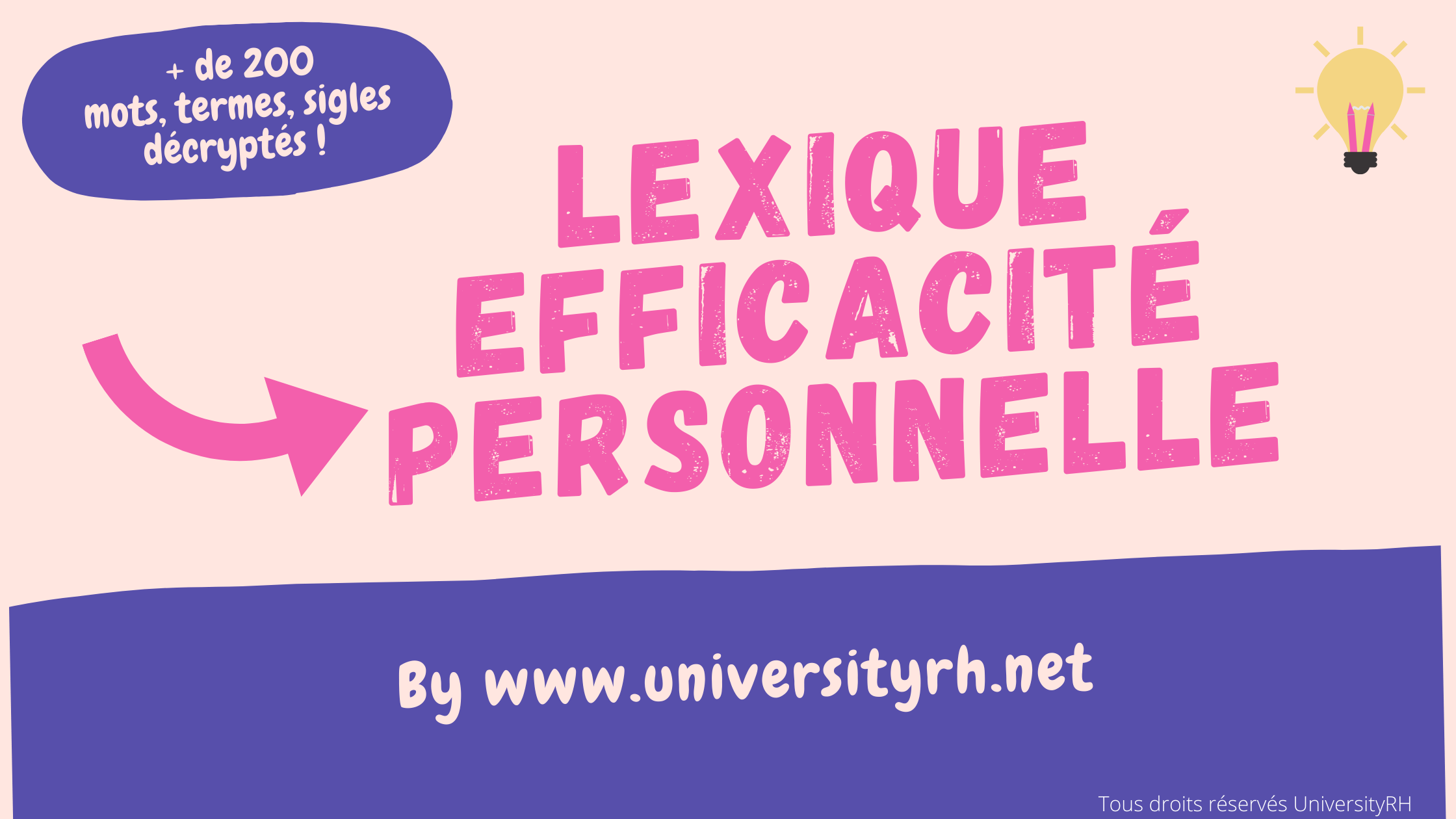 Lexique efficacité personnelle