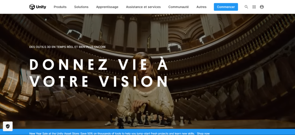  Plateforme de développement en temps réel Unity - Moteur pour 3D, 2D,_ - unity.com